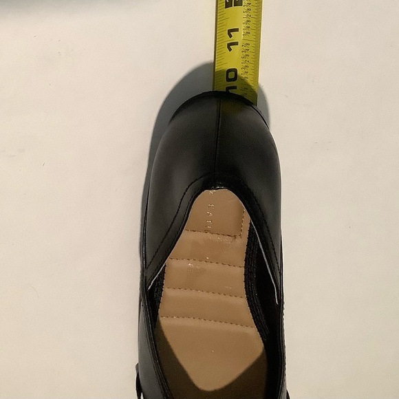 Kelly & Katie Black Flats with Gold Accent - Picture 6 of 8